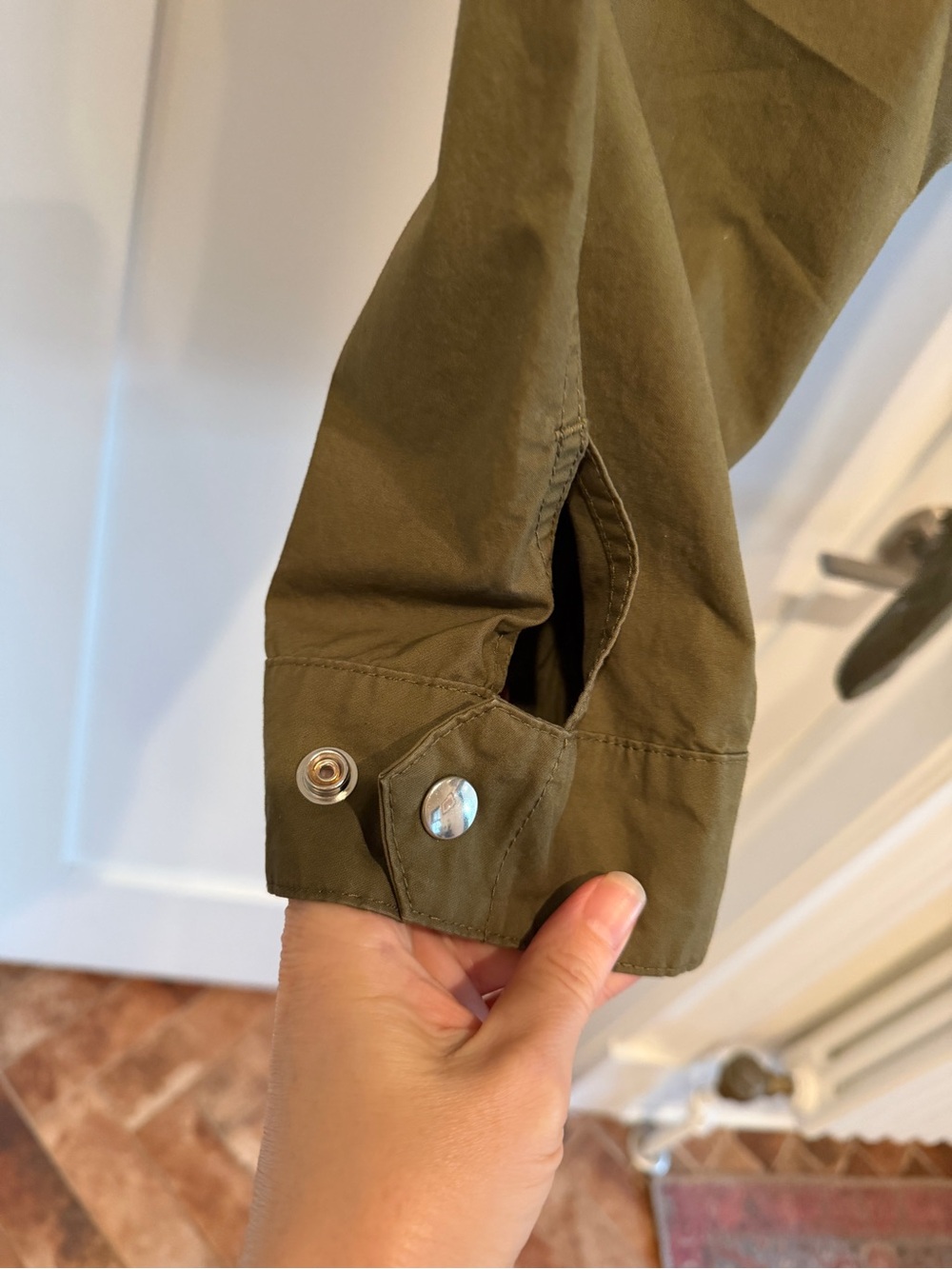 Kooples Jeans Olive High-Waist Cargo Pants - Women's - Picture 6 of 9